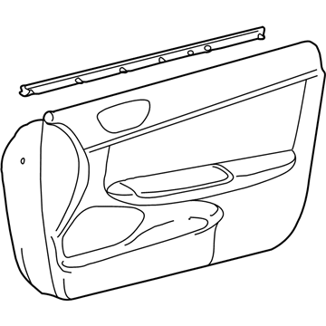 Toyota 67610-AA431-K0 Board Sub-Assy, Front Door Trim, RH