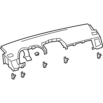 Toyota 55302-12192-B1 Panel Sub-Assembly, Inst