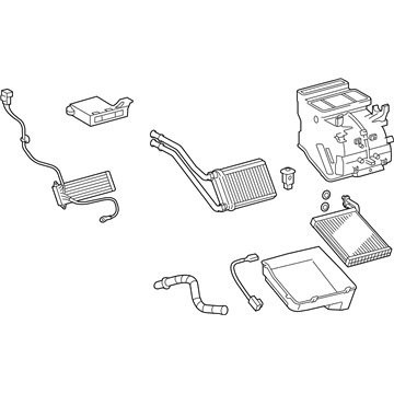 Toyota 87050-52270 Evaporator Assembly