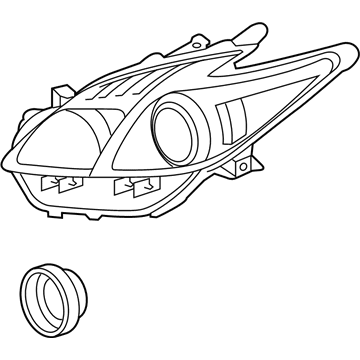 2014 Toyota Prius V Headlight - 81170-47300