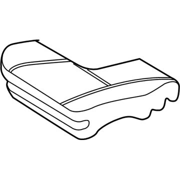 Toyota 71511-63020 Seat Cushion Pad, Driver Side