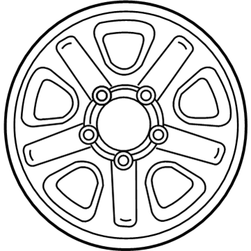 Toyota 42611-60461 Wheel, Disc