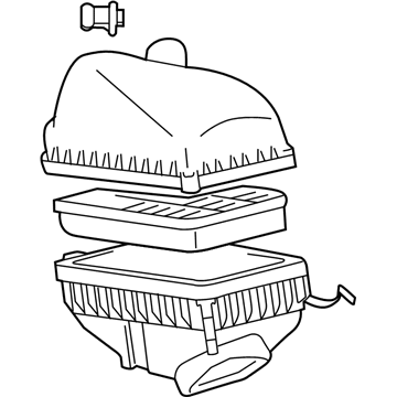 2001 Toyota Solara Air Filter Box - 17700-0A041