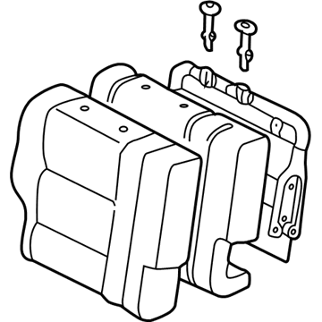 Toyota 79250-0C020-E0 Back Assembly Seat, LH