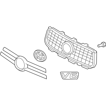 Toyota 53101-42150 Grille Assembly