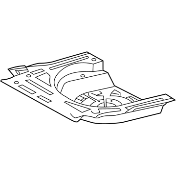 2004 Toyota Corolla Floor Pan - 58311-02904