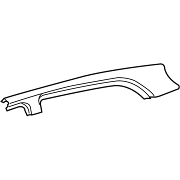 Toyota 61213-52150 Rail, Roof Side, Outer RH