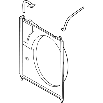 Toyota 16711-0F050 Shroud Assembly