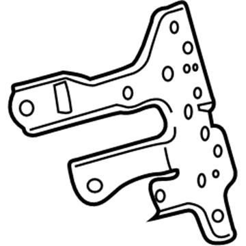 Toyota 86212-02310 AM/FM Cd Mount Bracket, Driver Side