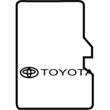 Toyota 86271-0E075 Memory Card