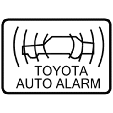 Toyota 74515-06010 Antitheft Label