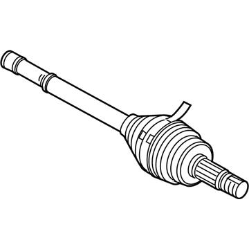 Toyota 42370-49285 Shaft Assembly, Rear Drive Outboard Joint, Rh