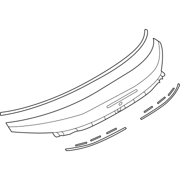 Toyota SU003-10677 Trunk Lid Trim