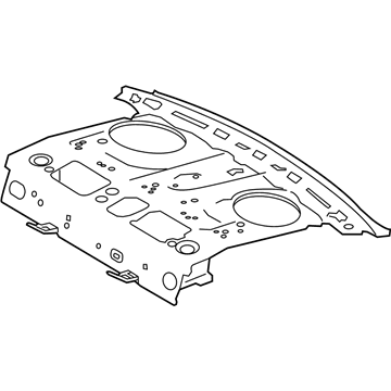 Toyota 64101-02290 Panel Sub-Assembly, Upper