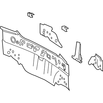 Toyota 58307-02350 Panel Sub-Assembly, Body