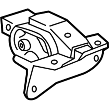 Toyota 12372-22030 INSULATOR, Engine Mounting, LH