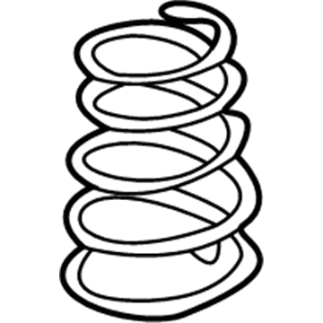 2004 Toyota Highlander Coil Springs - 48231-48190