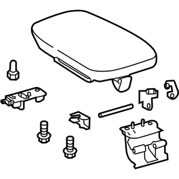 Toyota 58905-02830-C2 Door Sub-Assembly, Console Compartment