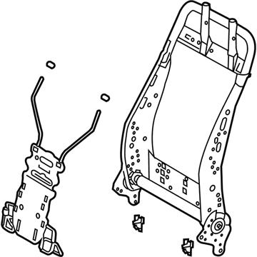 Toyota 71014-0R030 Seat Back Frame