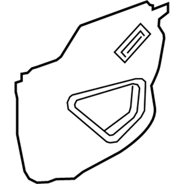 Toyota 67831-47110 Water Shield