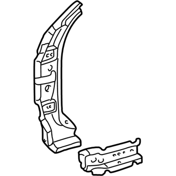 Toyota 61108-0C900 Reinforce Sub-Assy, Front Body Pillar, Lower RH