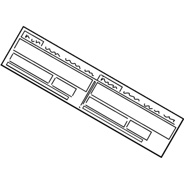 Toyota 88723-07030 Caution Label