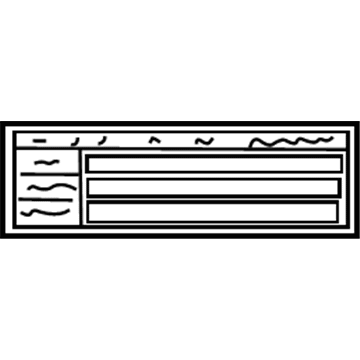 Toyota 16793-46010 Caution Label