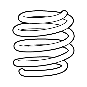 Toyota 48131-07190 Spring, Coil, Fr