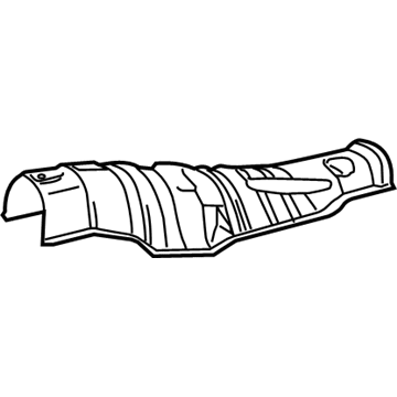 Toyota 58153-02151 INSULATOR, Front Floor