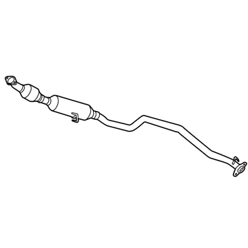 2009 Toyota Matrix Exhaust Pipe - 17420-0D160