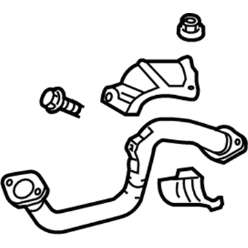 2009 Toyota Corolla Exhaust Pipe - 17410-0D440