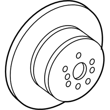 Toyota 42431-06051 Rear Disc