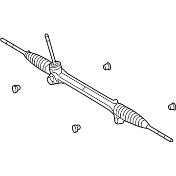 2012 Toyota Matrix Rack And Pinion - 45510-02160