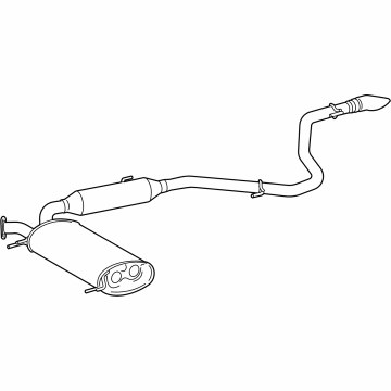 Toyota Sienna Exhaust Pipe - 17430-F0322