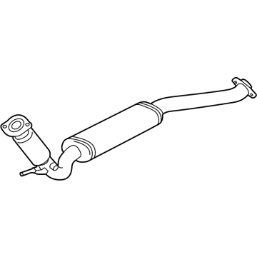 2023 Toyota Highlander Exhaust Pipe - 17410-F0270