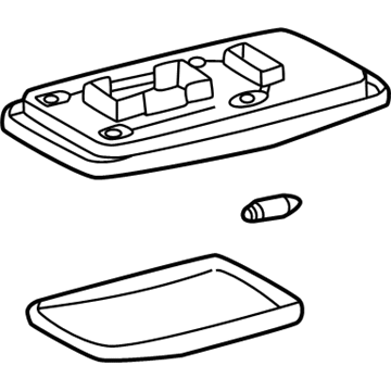 Toyota 63650-0W021-A1 Dome Lamp Assembly