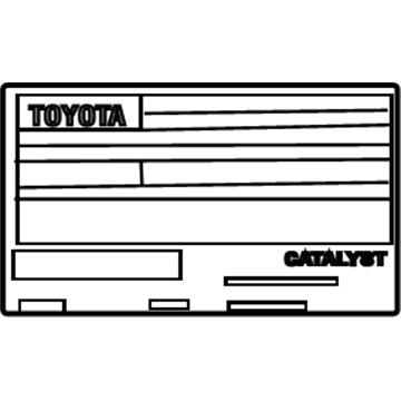 Scion 11298-21090 Emission Label