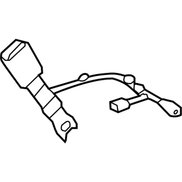 Toyota 73240-0E010-C0 Belt Assembly, Front Seat