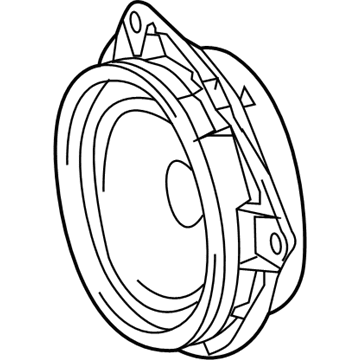 Toyota 86160-0C250 Speaker Assembly, Radio