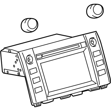 Toyota 86804-0C070 Cover Sub-Assembly, NAVI