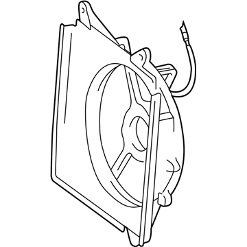 Toyota Avalon Fan Shroud - 16711-0A080