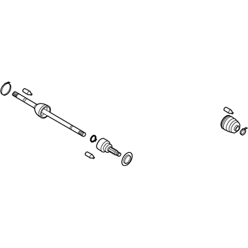 Toyota SU003-00792 Outer Joint Assembly