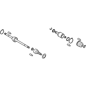 Toyota SU003-00785 Shaft Assembly, Rear Drive, Right