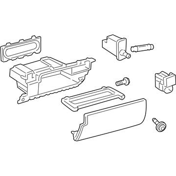 Toyota 55320-60012-C0 Glove Box Assembly