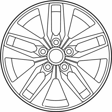 Toyota 42611-07141 Wheel, Alloy