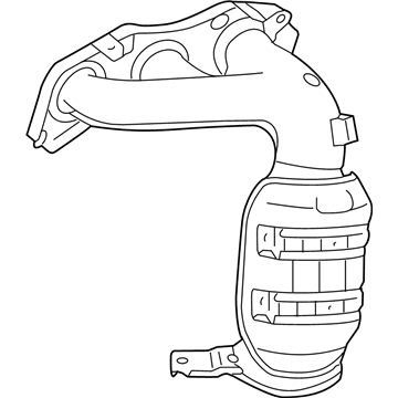 Toyota 17140-31410 Right Exhaust Manifold Sub-Assembly