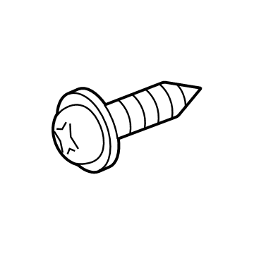 Toyota 90167-50063 Fog Lamp Assembly Screw