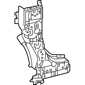 Toyota 61108-48110 Hinge Pillar Reinforcement