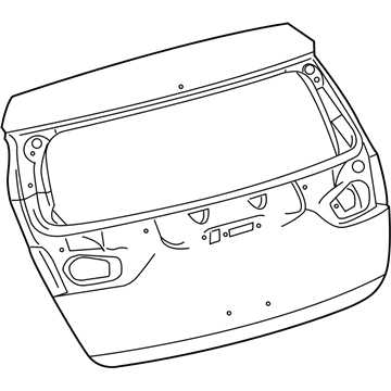 Toyota 67005-12D10 Panel Sub-Assembly, Back