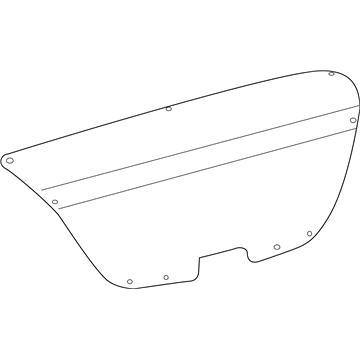 Toyota 64719-02100-C0 Trunk Lid Trim